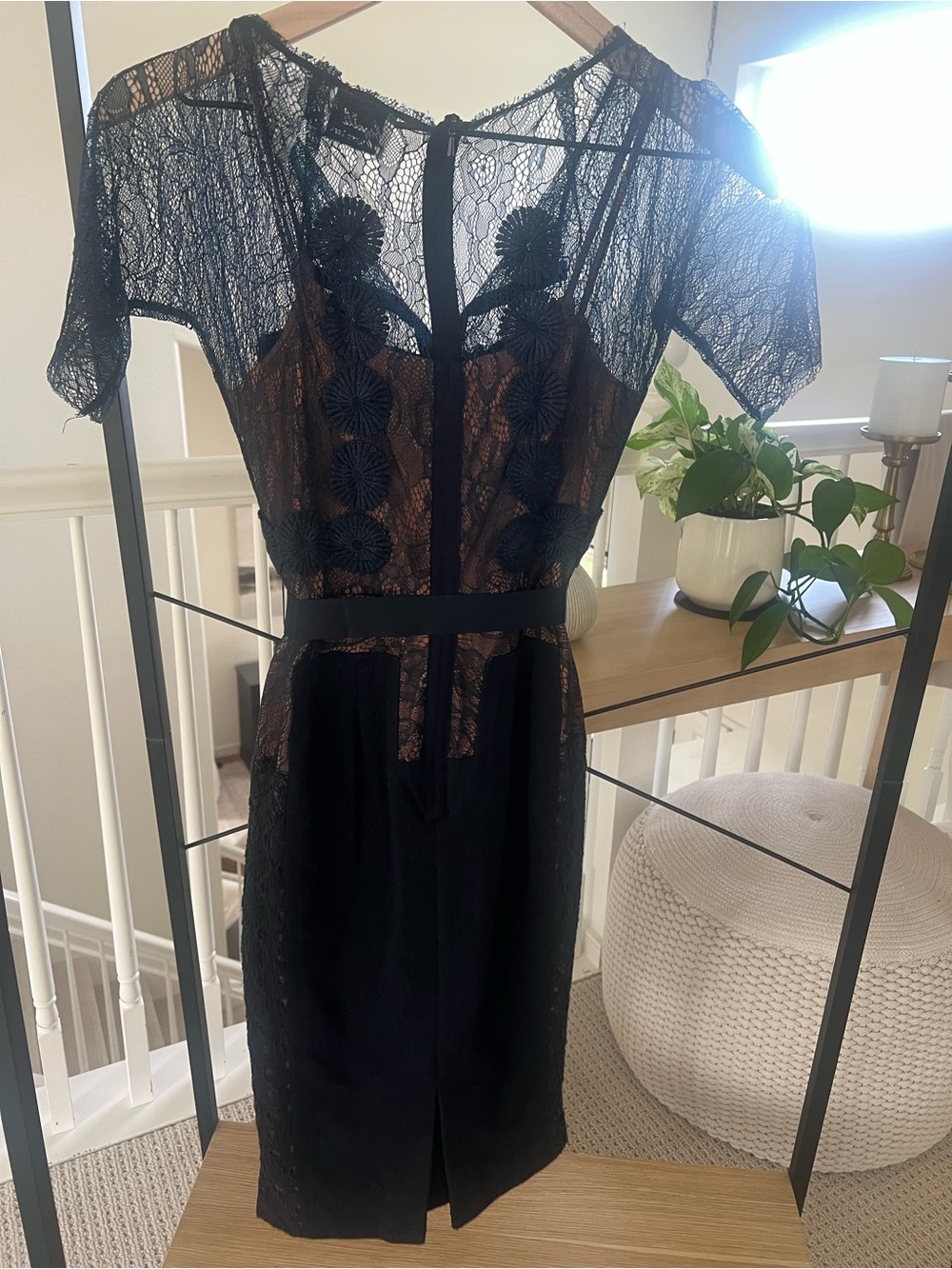 Anthropologie Byron Lars Navy Dress 00 Elegant Wedding Guest Cocktail